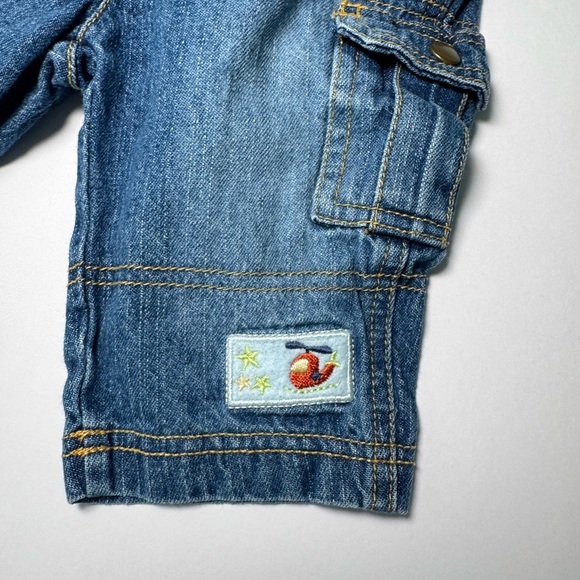Vintage Nordstrom Baby Pilot In Training Baby Jeans Size 3M - Picture 3 of 5